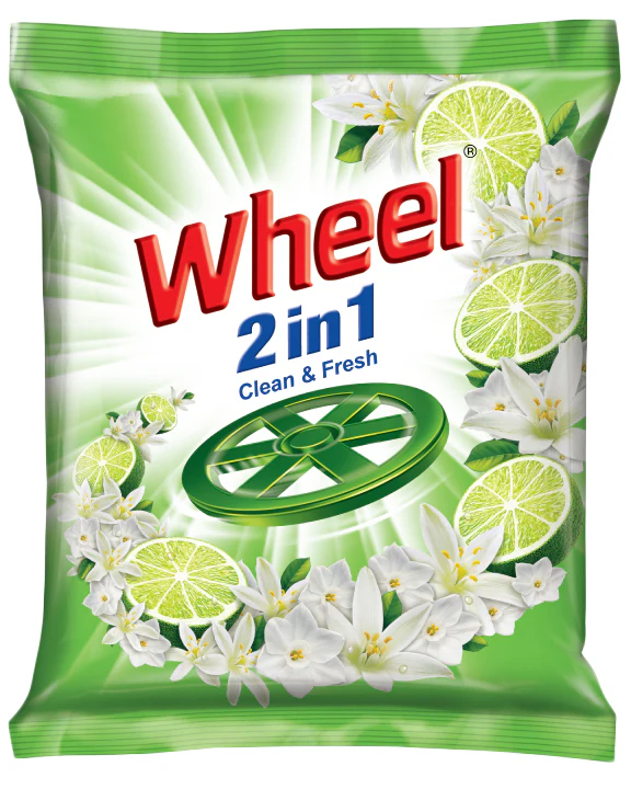 Wheel Washing Powder 2-in-1 Clean & Fresh – 500g
